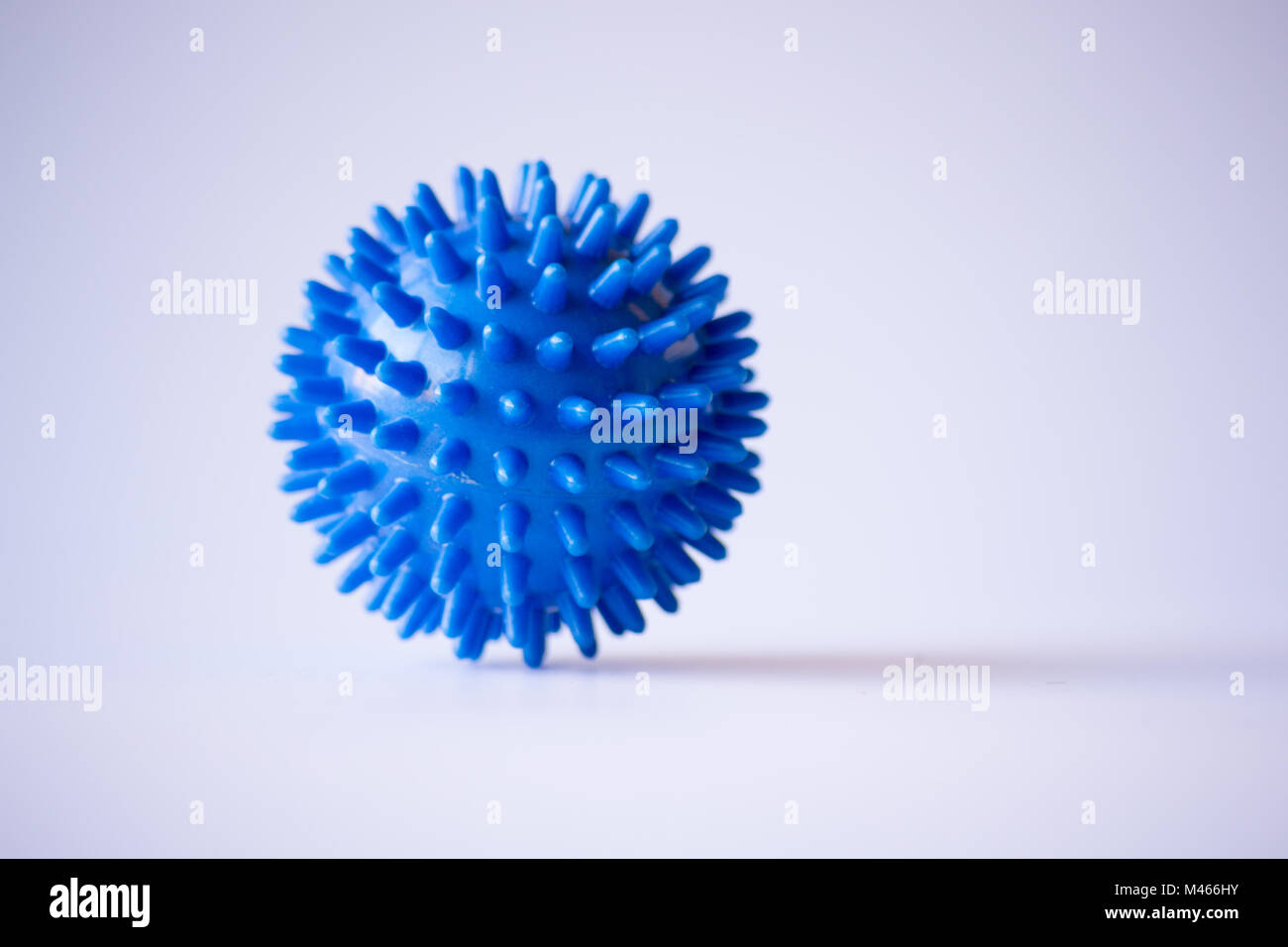 Spikey blue ball Stock Photo
