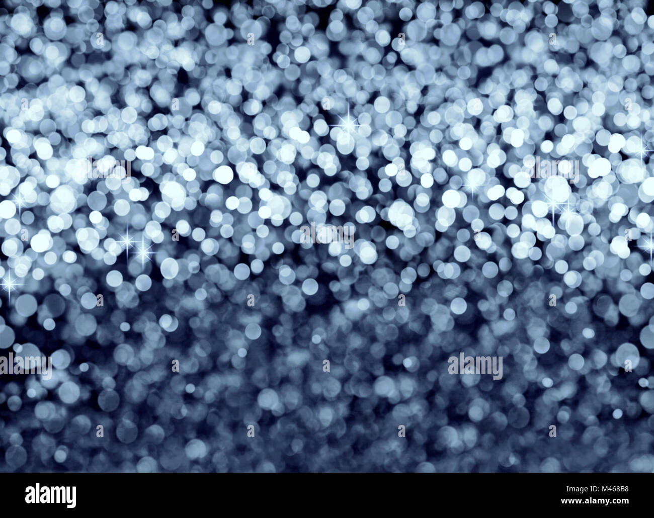 Abstract blue bokeh background of christmas light Stock Photo - Alamy