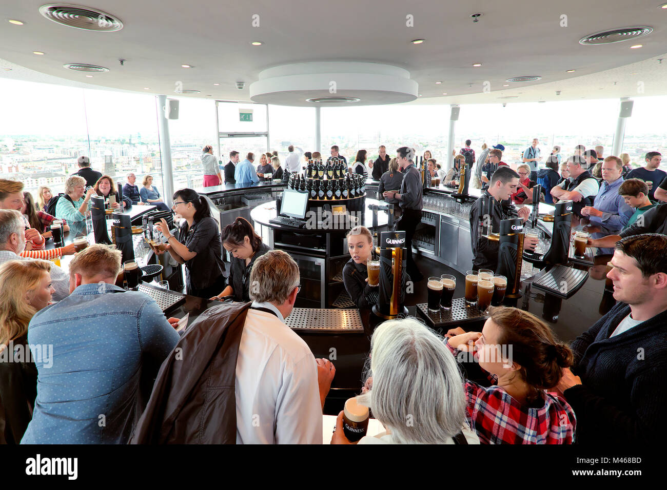 The Gravity Bar, Guiness Storehouse, Dublin, Ireland Stock Photo