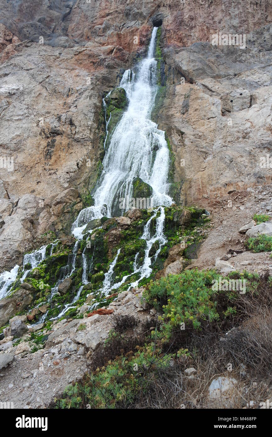 Waterfall from the Rock of Gibraltar Stock Photo Alamy