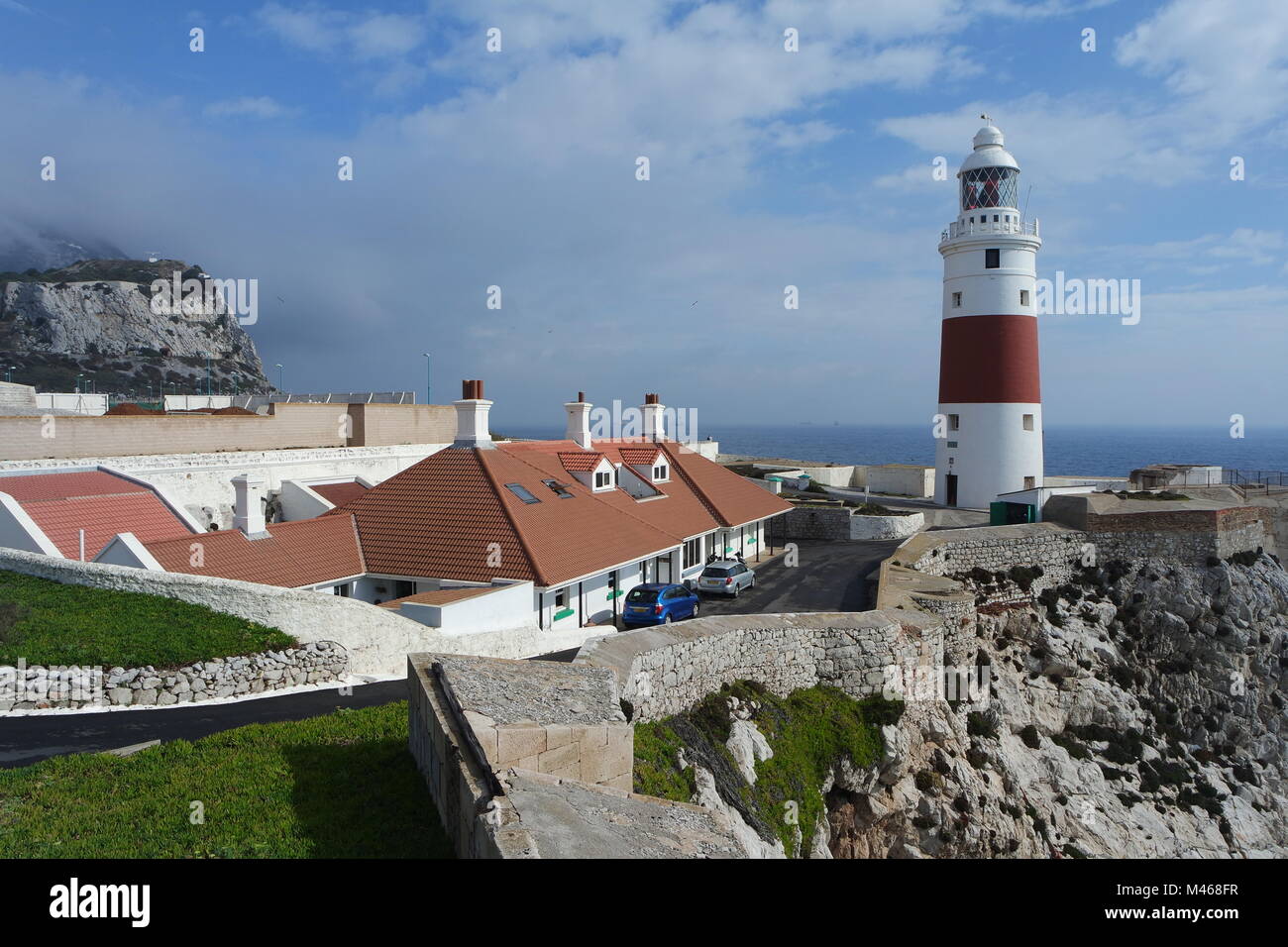 Europa Point Lighthouse, Gibraltar Stock Photo - Alamy