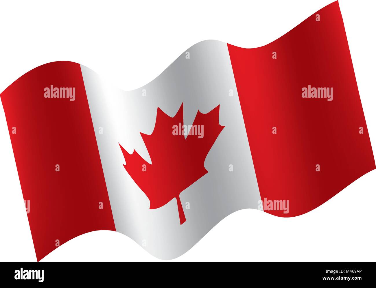 Canada flag, vector illustration Stock Vector Image & Art - Alamy