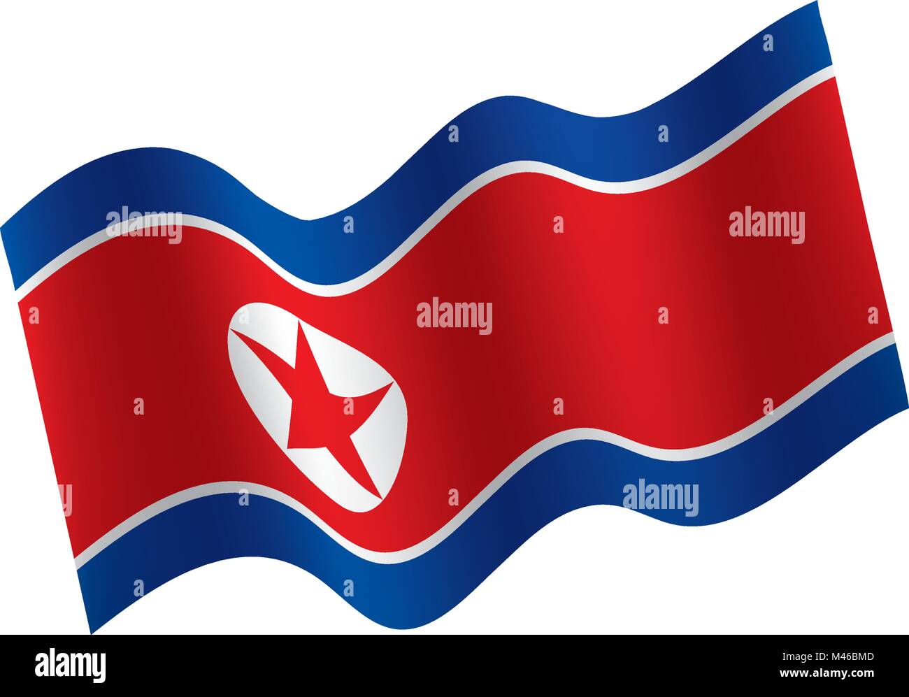 north-korea-flag-vector-illustration-stock-vector-image-art-alamy