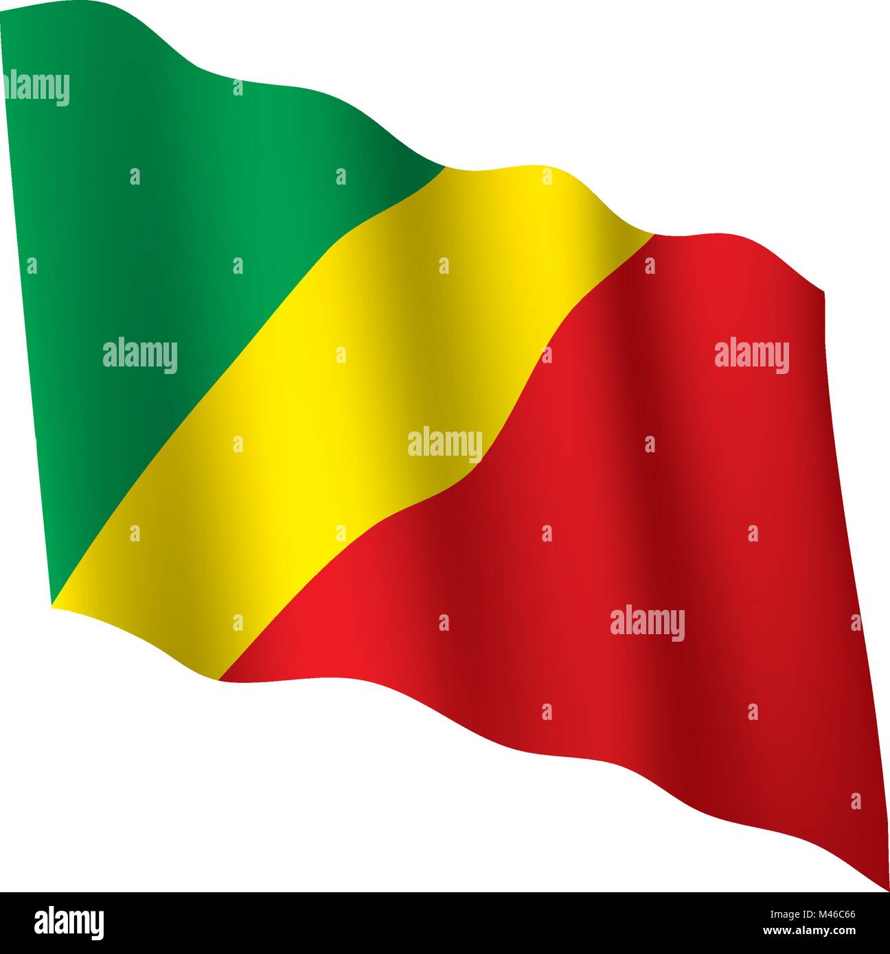 Congo flag, vector illustration Stock Vector Image & Art - Alamy