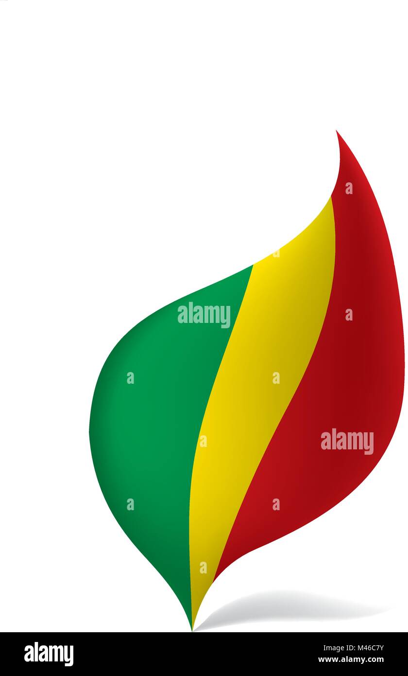 Congo flag, vector illustration Stock Vector Image & Art - Alamy