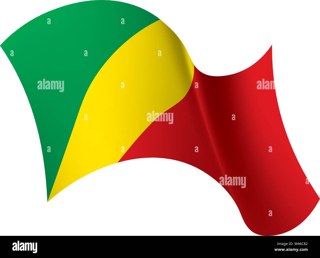 Congo flag, vector illustration Stock Vector Image & Art - Alamy