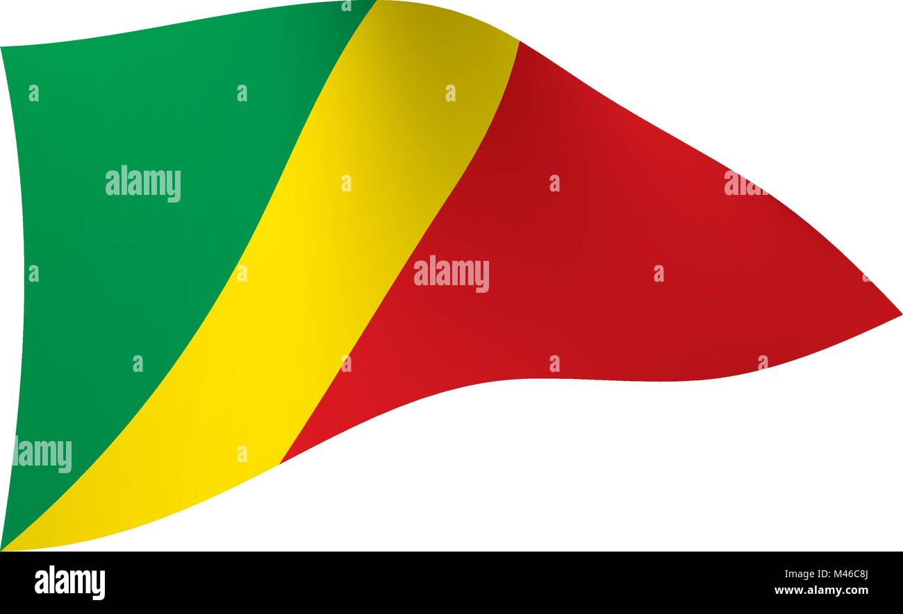 Congo flag, vector illustration Stock Vector Image & Art - Alamy