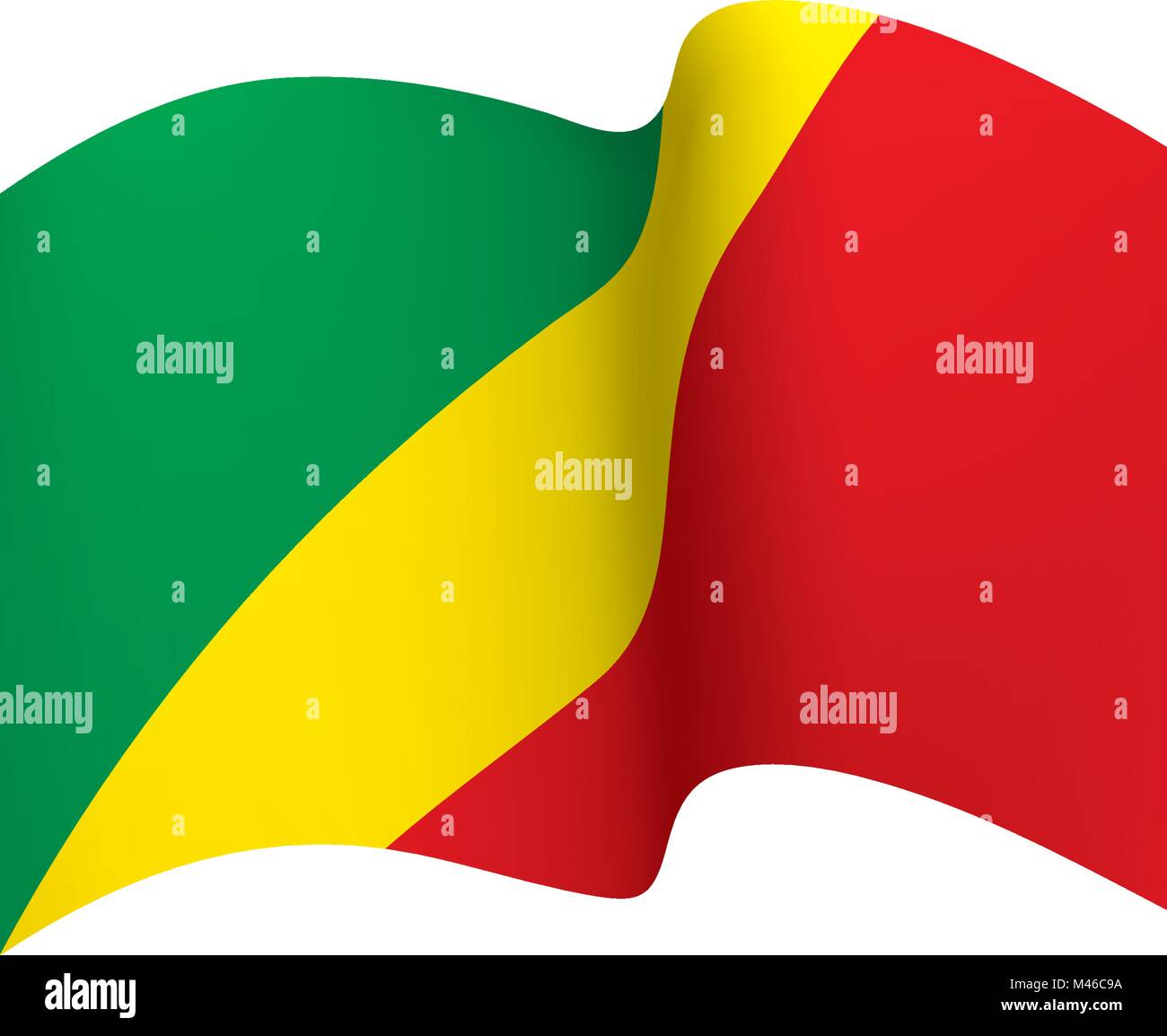 Congo flag, vector illustration Stock Vector Image & Art - Alamy