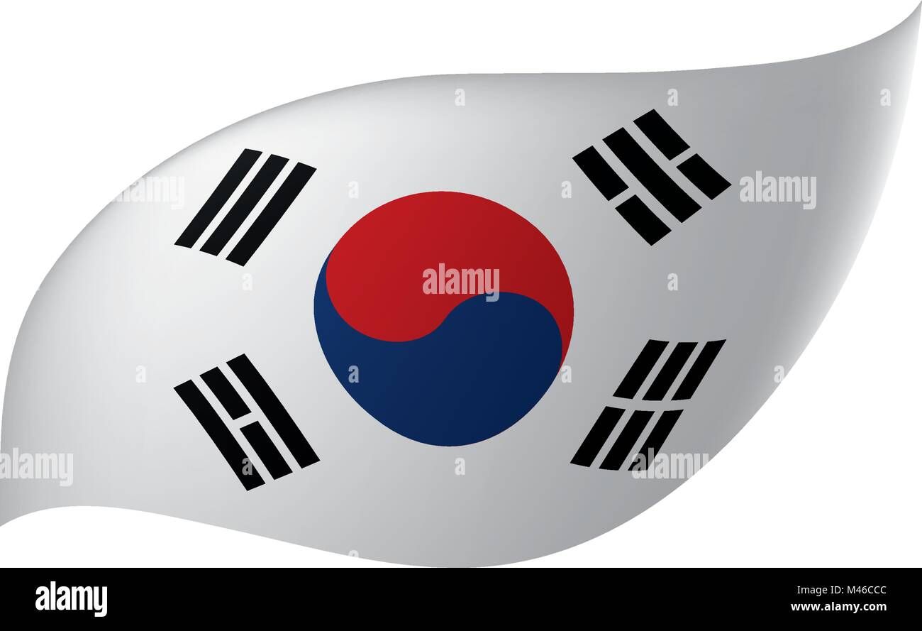 South Korean flag, vector illustration Stock Vector Image & Art - Alamy