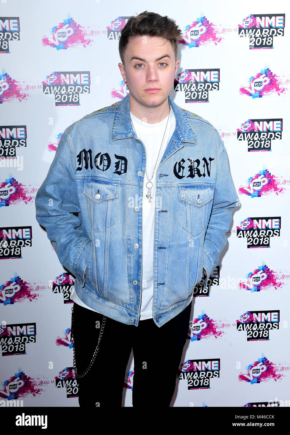 Roman Kemp arriving for the VO5 NME Awards 2018 held at the O2 Brixton Academy, London. Stock Photo