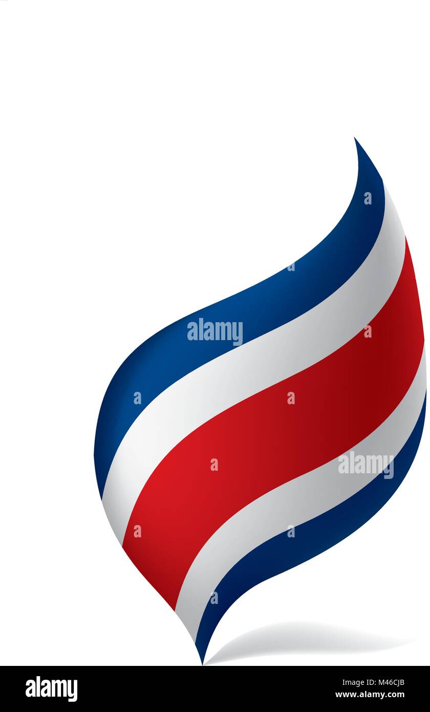 Costa Rica flag, vector illustration Stock Vector Image & Art Alamy
