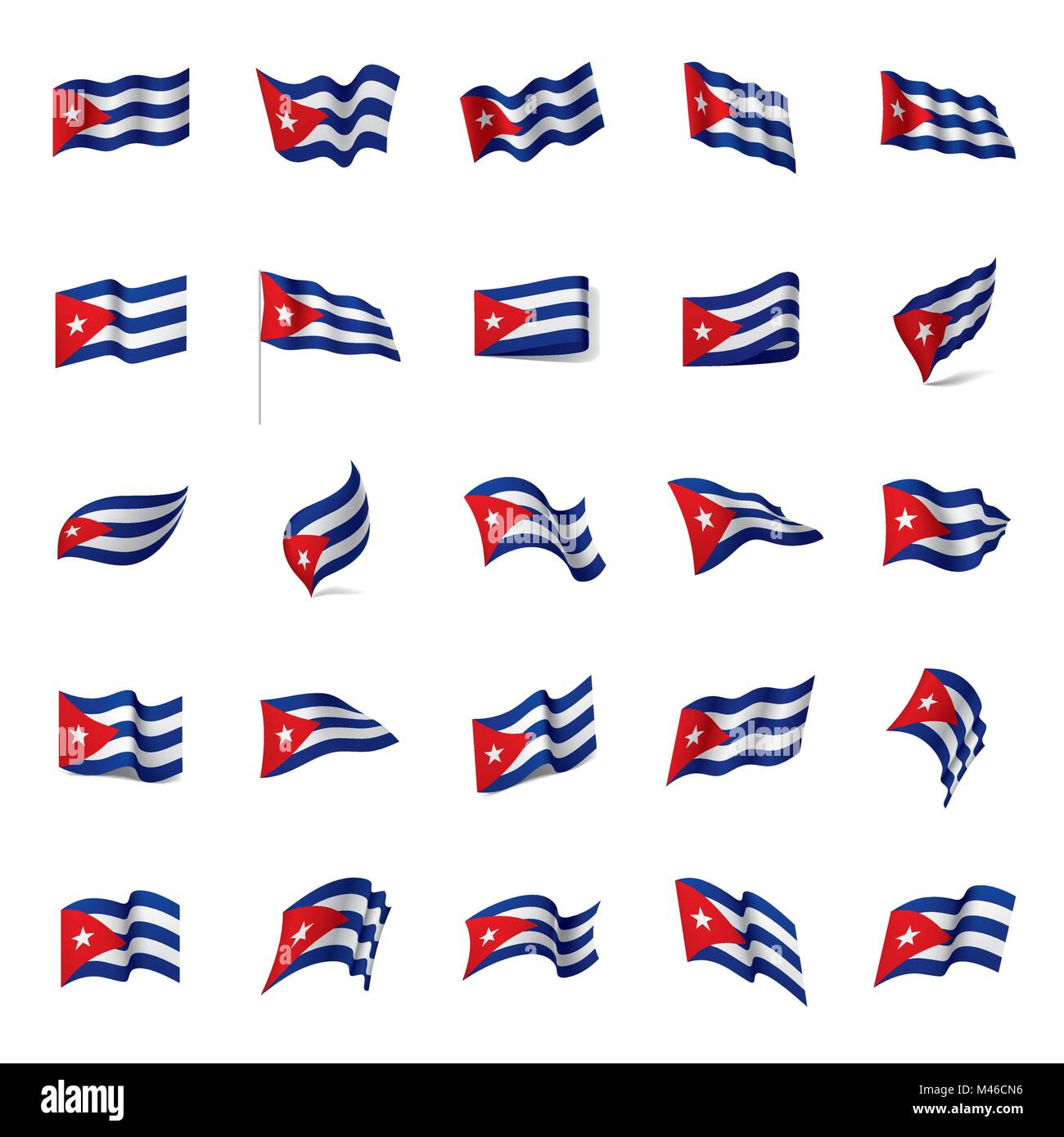 Cuba flag, vector illustration Stock Vector Image & Art - Alamy