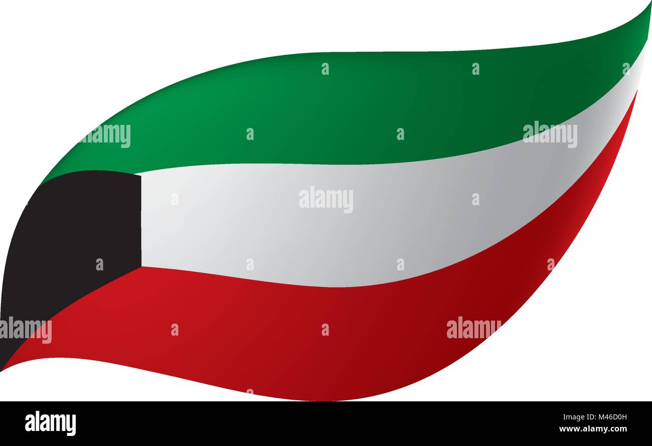 Kuwait flag, vector illustration Stock Vector Image & Art - Alamy