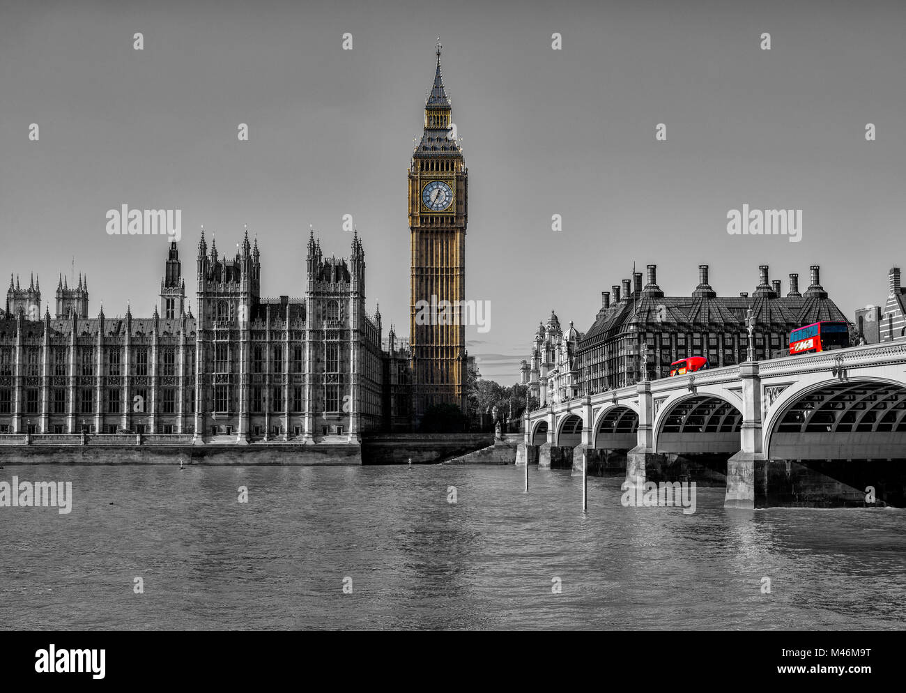 London Big Ben Westminster UK Stock Photo