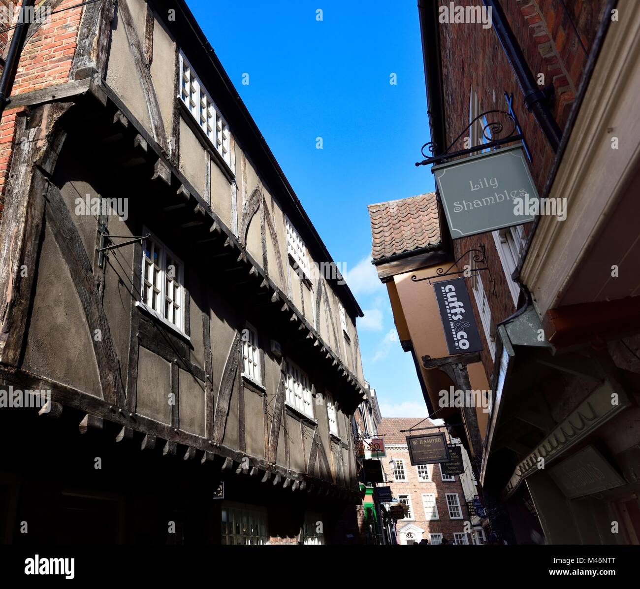 The Shambles York Yorkshire England UK Stock Photo - Alamy