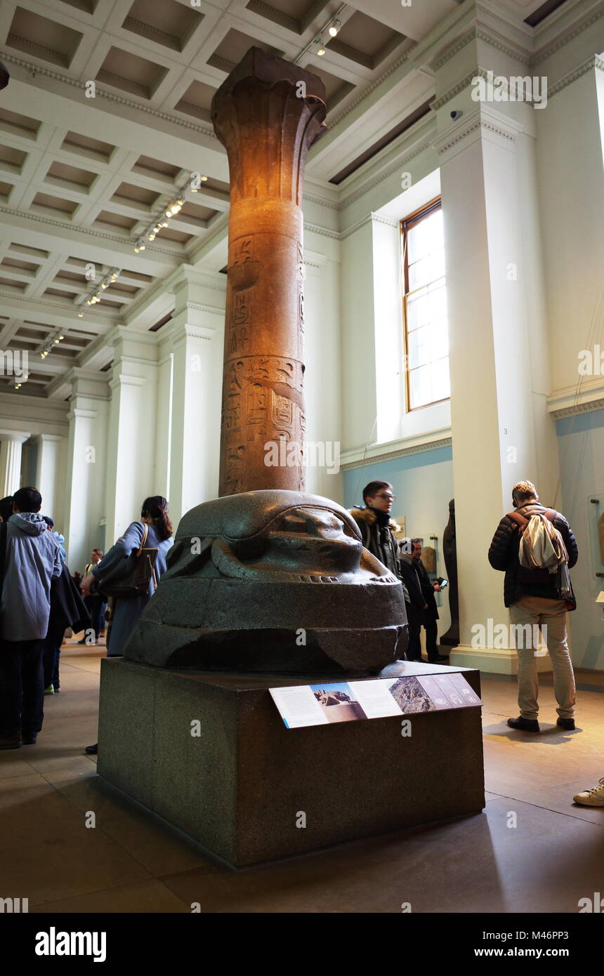 Egypt Gallery at the British Museum, London, England, UK Stock Photo