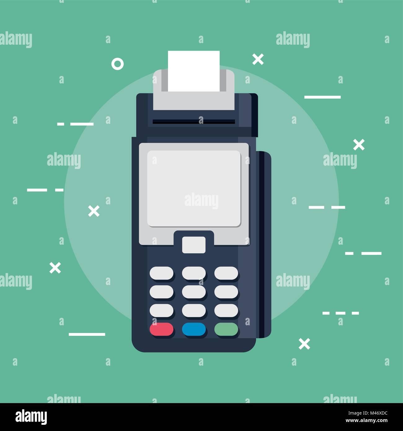 near field communication technology vector illustration design Stock ...