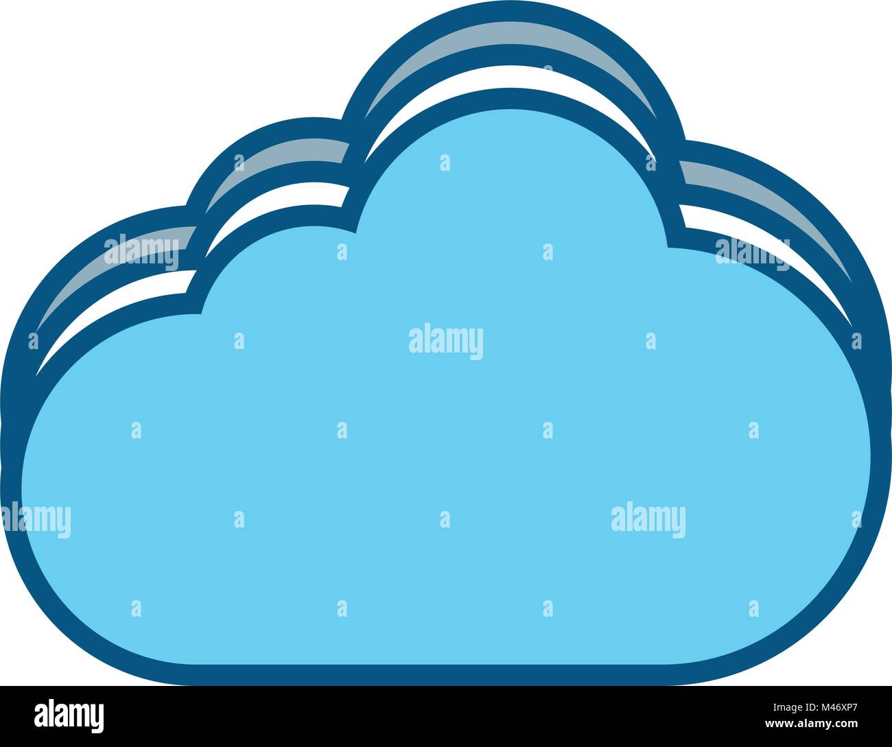 cloud vector illustration Stock Vector Image & Art - Alamy