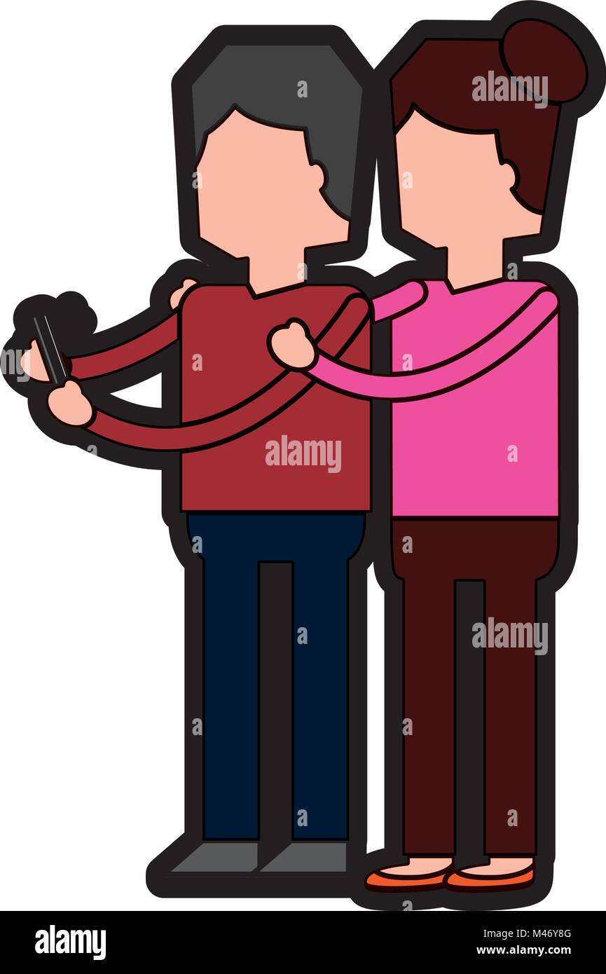 hand with smartphone chat message in screen vector illustration Stock ...