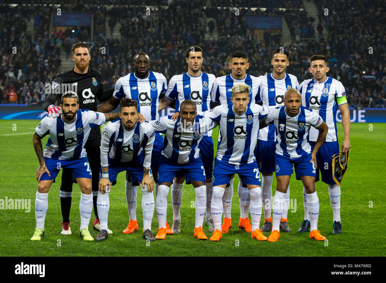 FC Porto team line up 