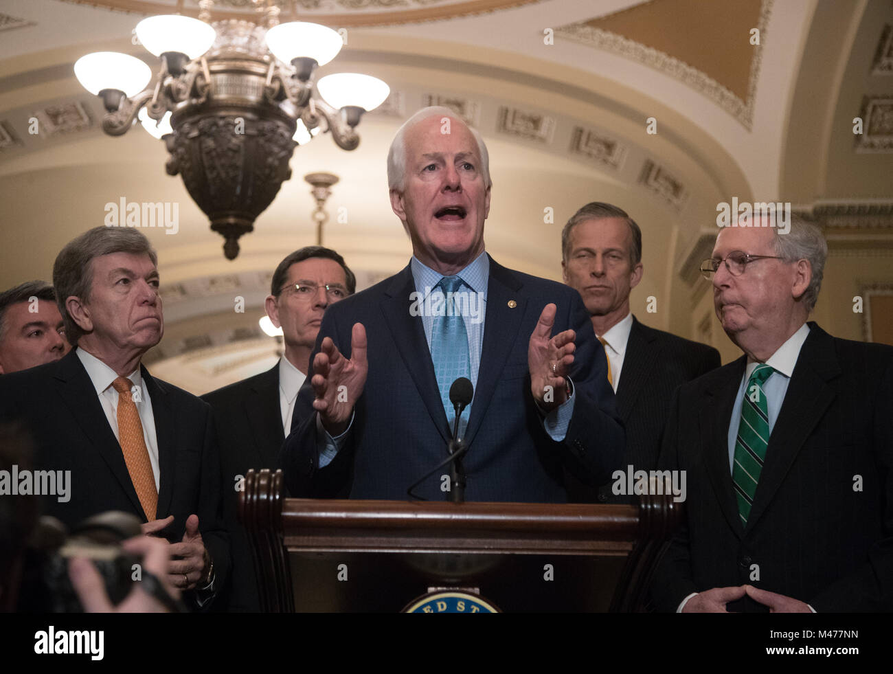 Washington, United States Of America. 13th Feb, 2018. Senator John ...
