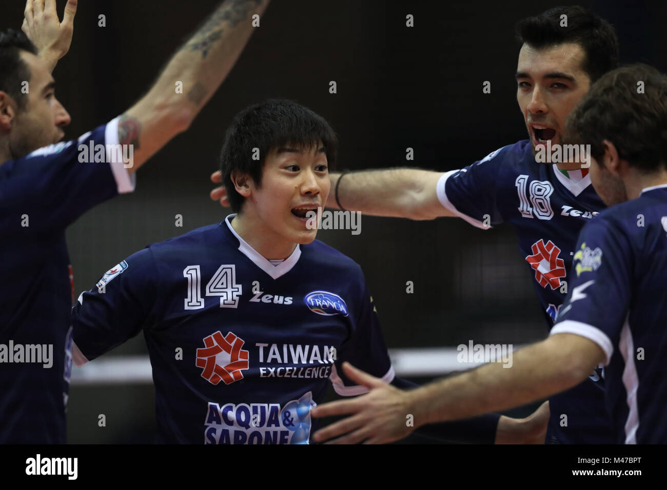 Latina, Italy. 7th Feb, 2018. Yuki Ishikawa (Top Volley) Volleyball