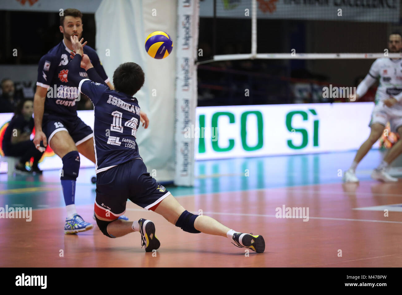 Latina, Italy. 7th Feb, 2018. Yuki Ishikawa (Top Volley) Volleyball