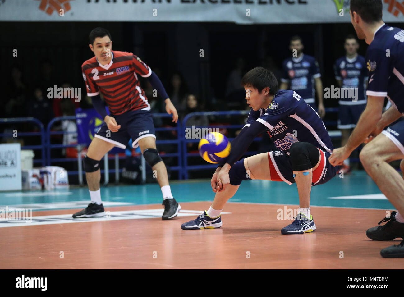 Latina, Italy. 7th Feb, 2018. Yuki Ishikawa (Top Volley) Volleyball