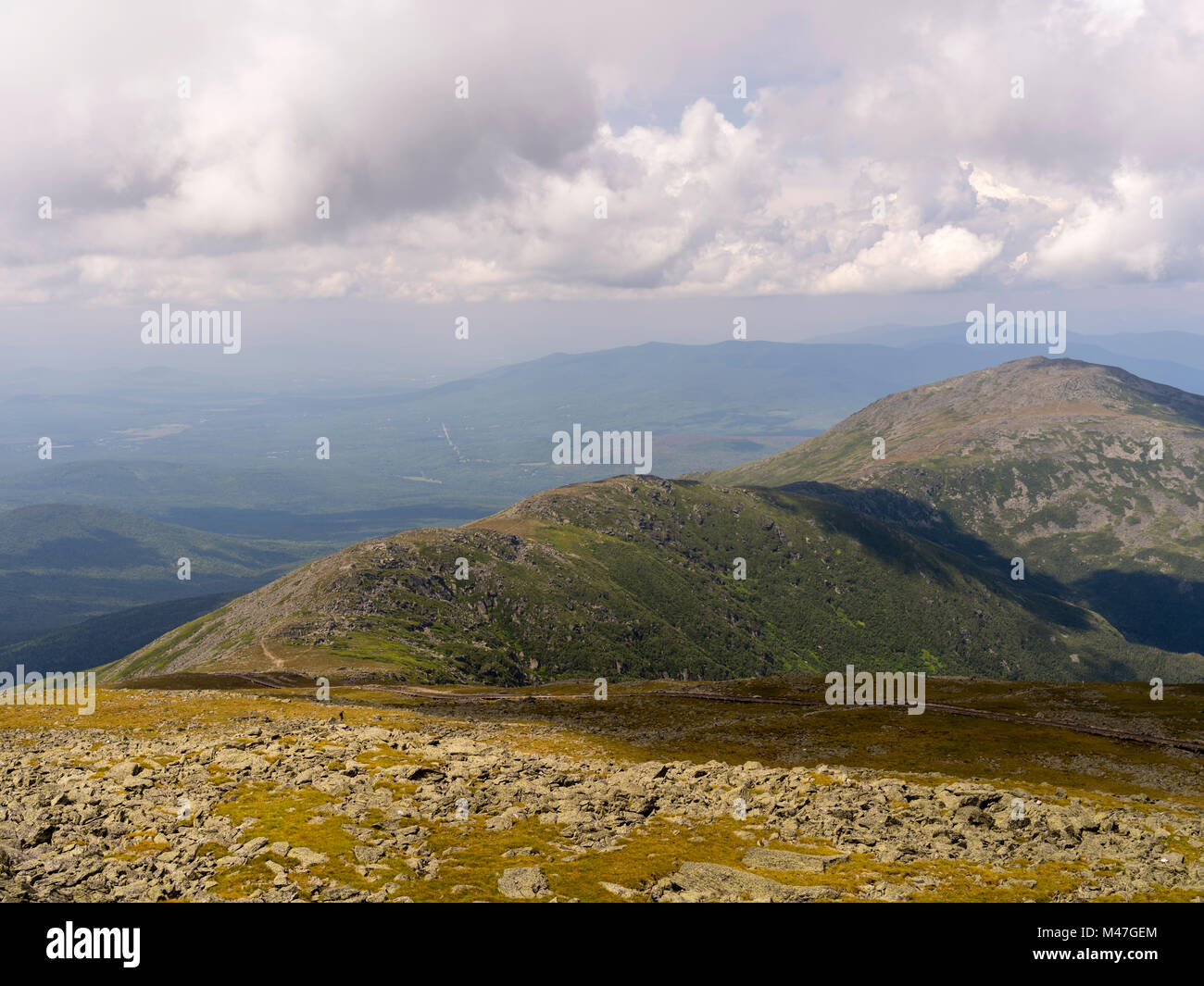 Looking north from the top of Mt. Washington, Sargent's Purchase, New