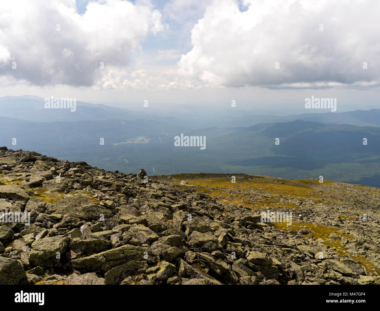 Looking west from the top of Mt. Washington, Sargent's Purchase, New