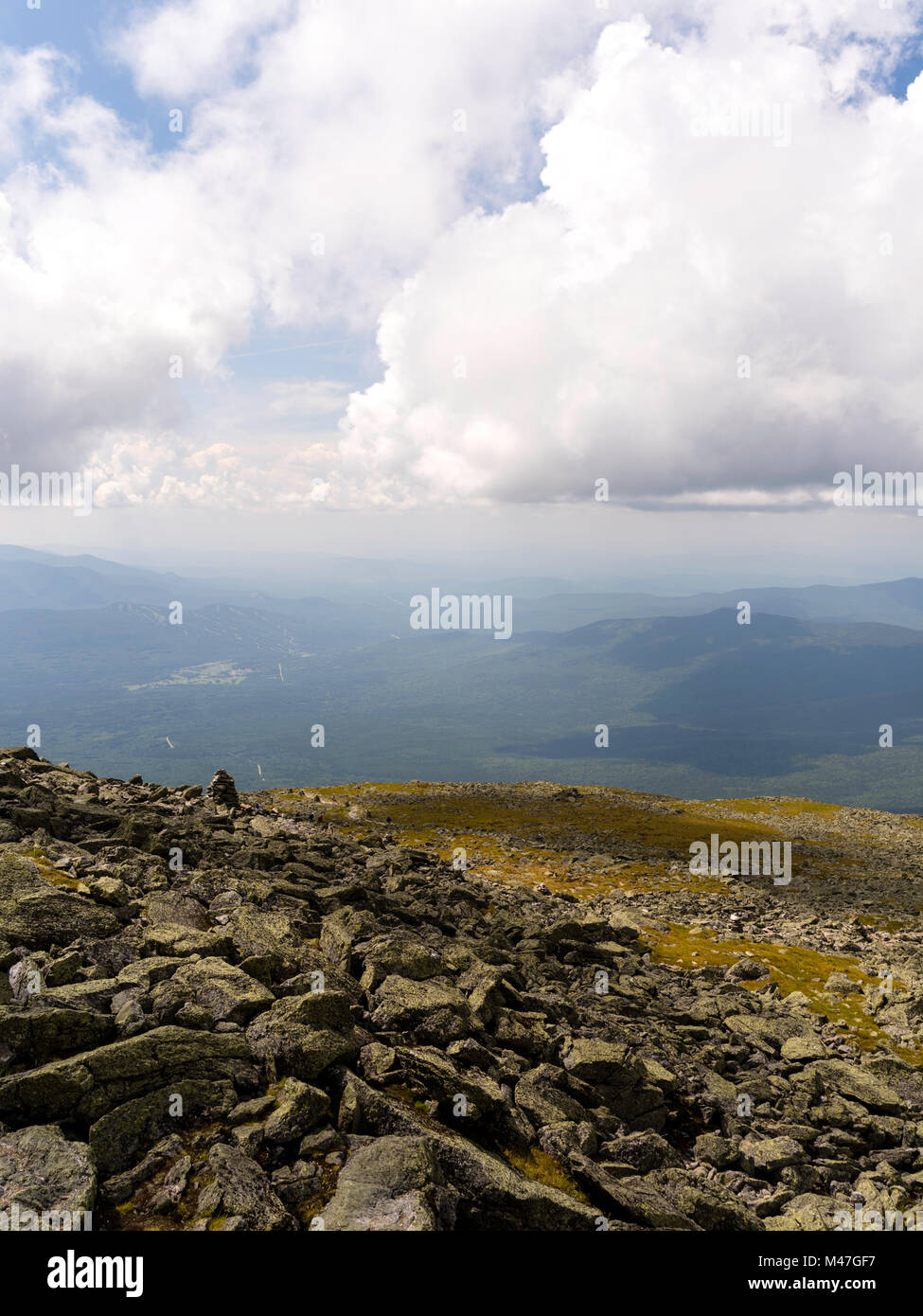 Looking west from the top of Mt. Washington, Sargent's Purchase, New