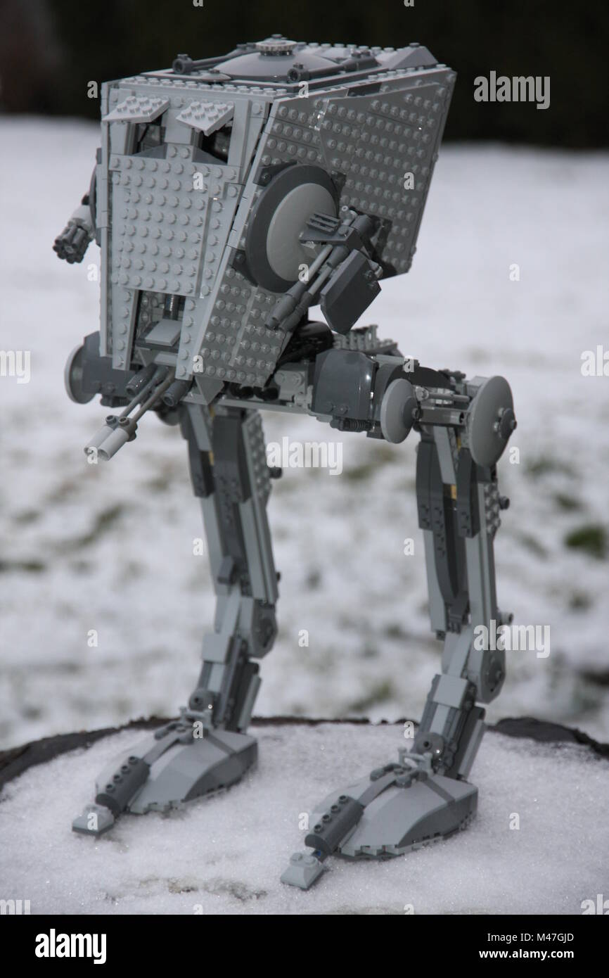 Lego Star Wars Ucs At St Walker In The Winter Snow Stock Photo Alamy