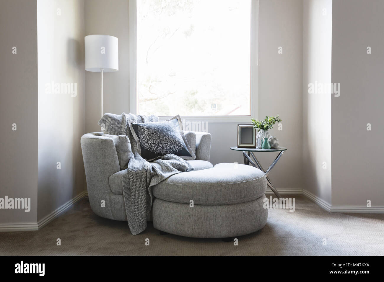 sofa chair in bedroom