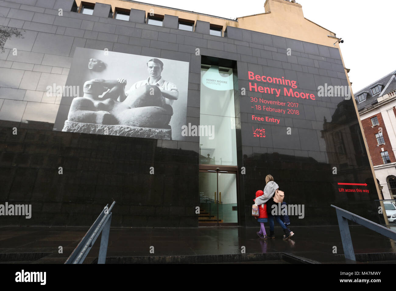 General view of the Henry Moore Gallery in Leeds, West Yorkshire, UK. Stock Photo