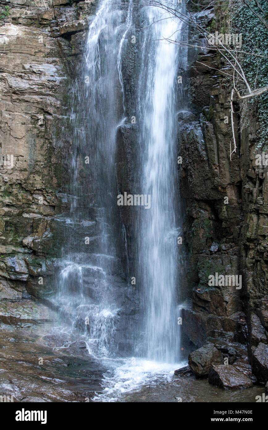 Image of waterfall, close-up. Tbilisi, Georgia Stock Photo