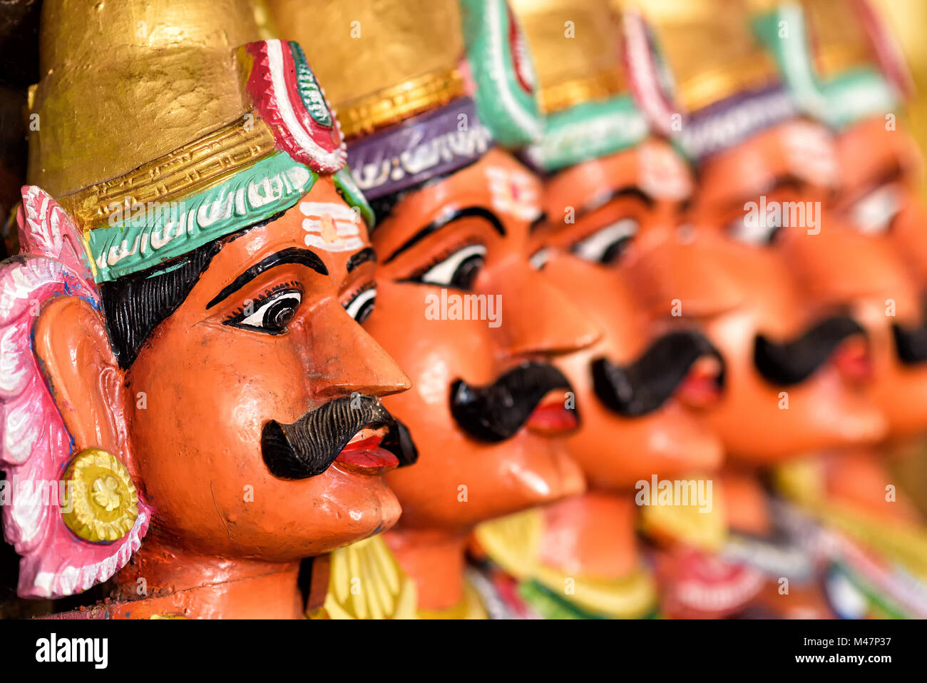 religious statues in a temple in Sri Lanka Stock Photo Alamy