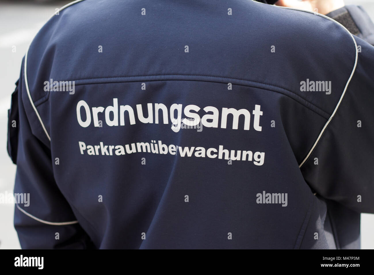 German Ordnungsamt people (park surveillance and regulatory office) Stock Photo