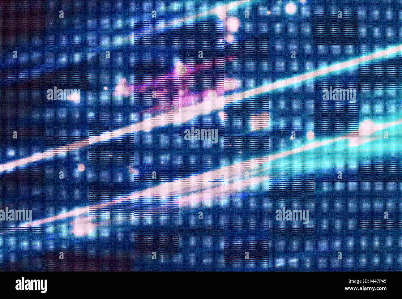 RGB LED screen panel texture Stock Photo