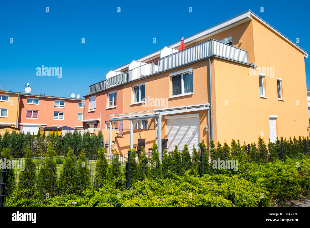 New family houses seen in Berlin, Germany Stock Photo Alamy