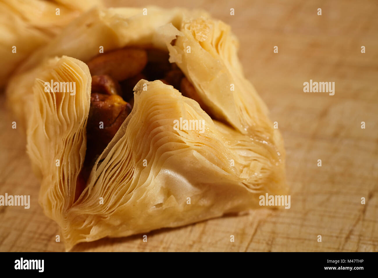 Baklava: Middle Eastern style pastry Stock Photo