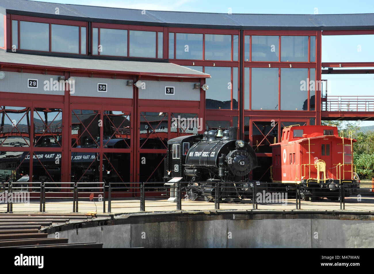 Steamtown National Historic Site in Scranton, Pennsylvania (USA) Stock Photo