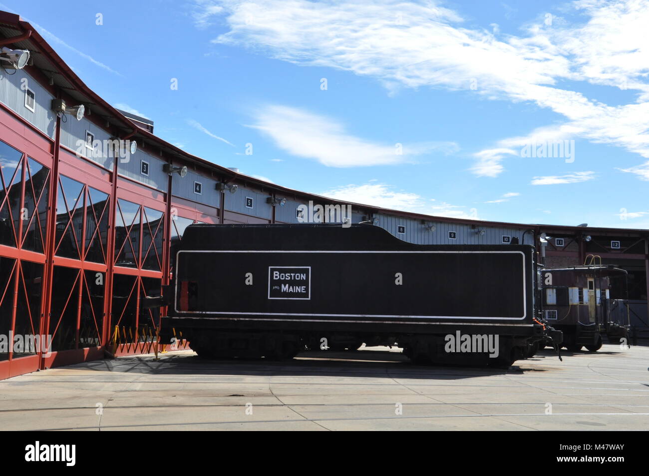 Steamtown National Historic Site in Scranton, Pennsylvania (USA) Stock Photo