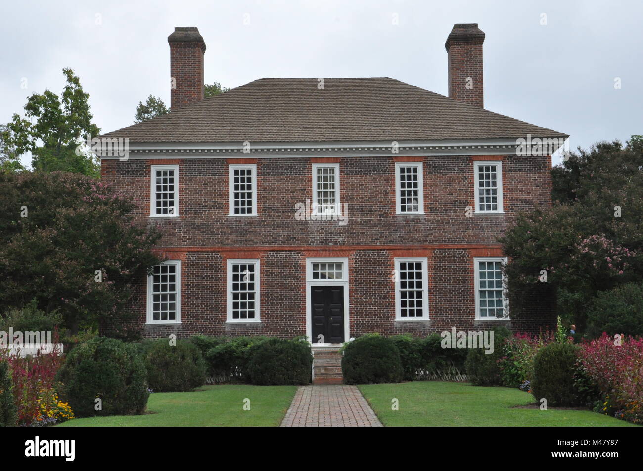 Wythe House in Colonial Williamsburg, Virginia Stock Photo Alamy