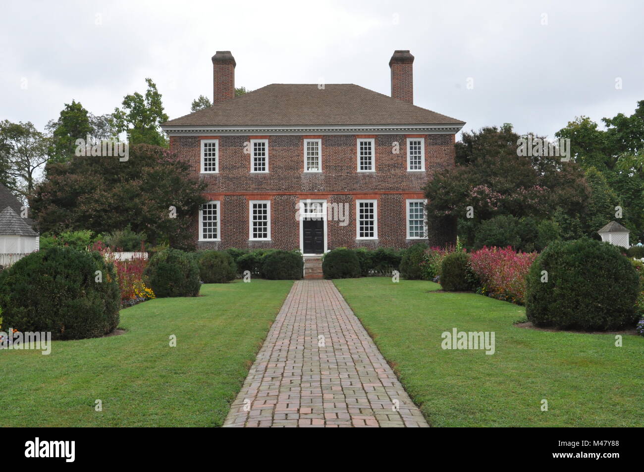Wythe House in Colonial Williamsburg, Virginia Stock Photo Alamy