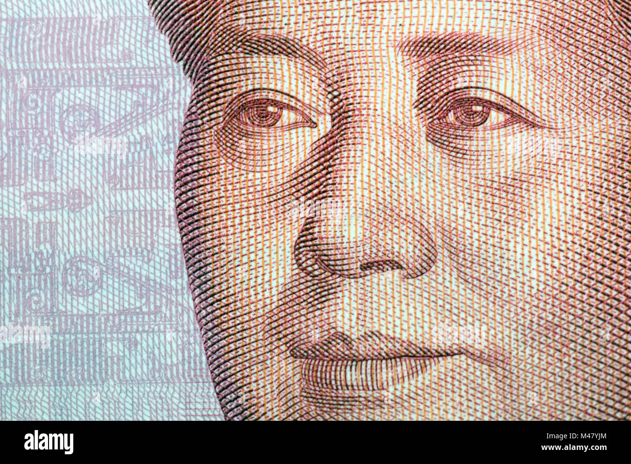 100 renminbi yuan chinese currency hi-res stock photography and images