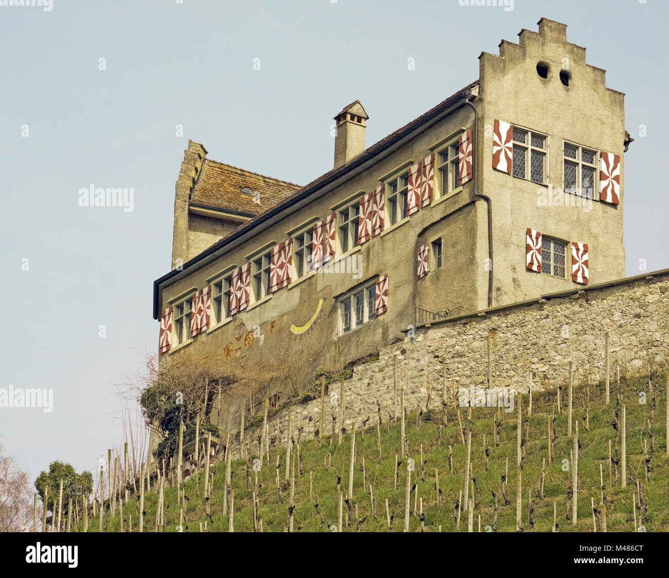 Castle  Schwandegg near Waltalingen,  Kanton Zürich Stock Photo