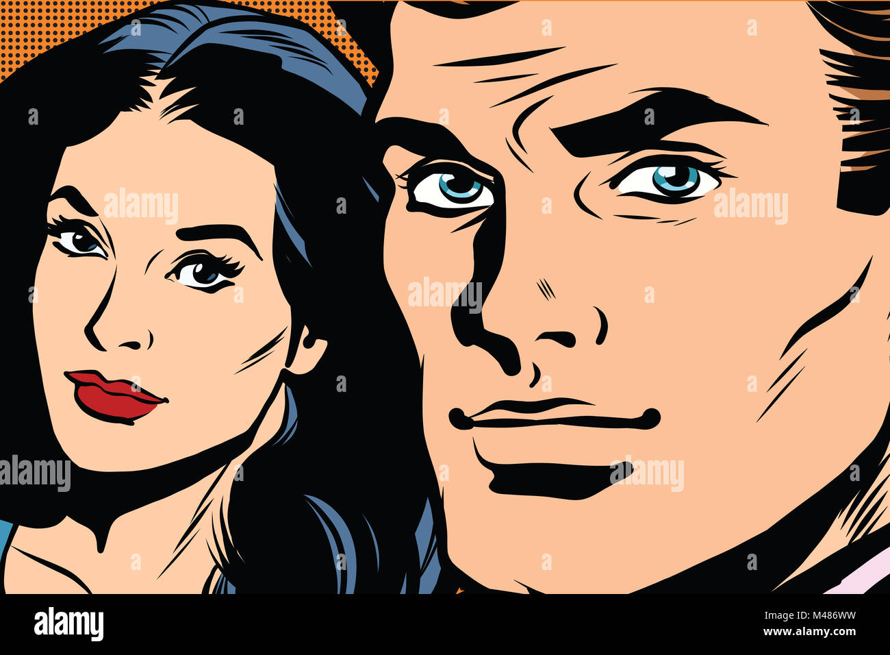Pop Art Man Woman Stock Photos & Pop Art Man Woman Stock Images - Alamy
