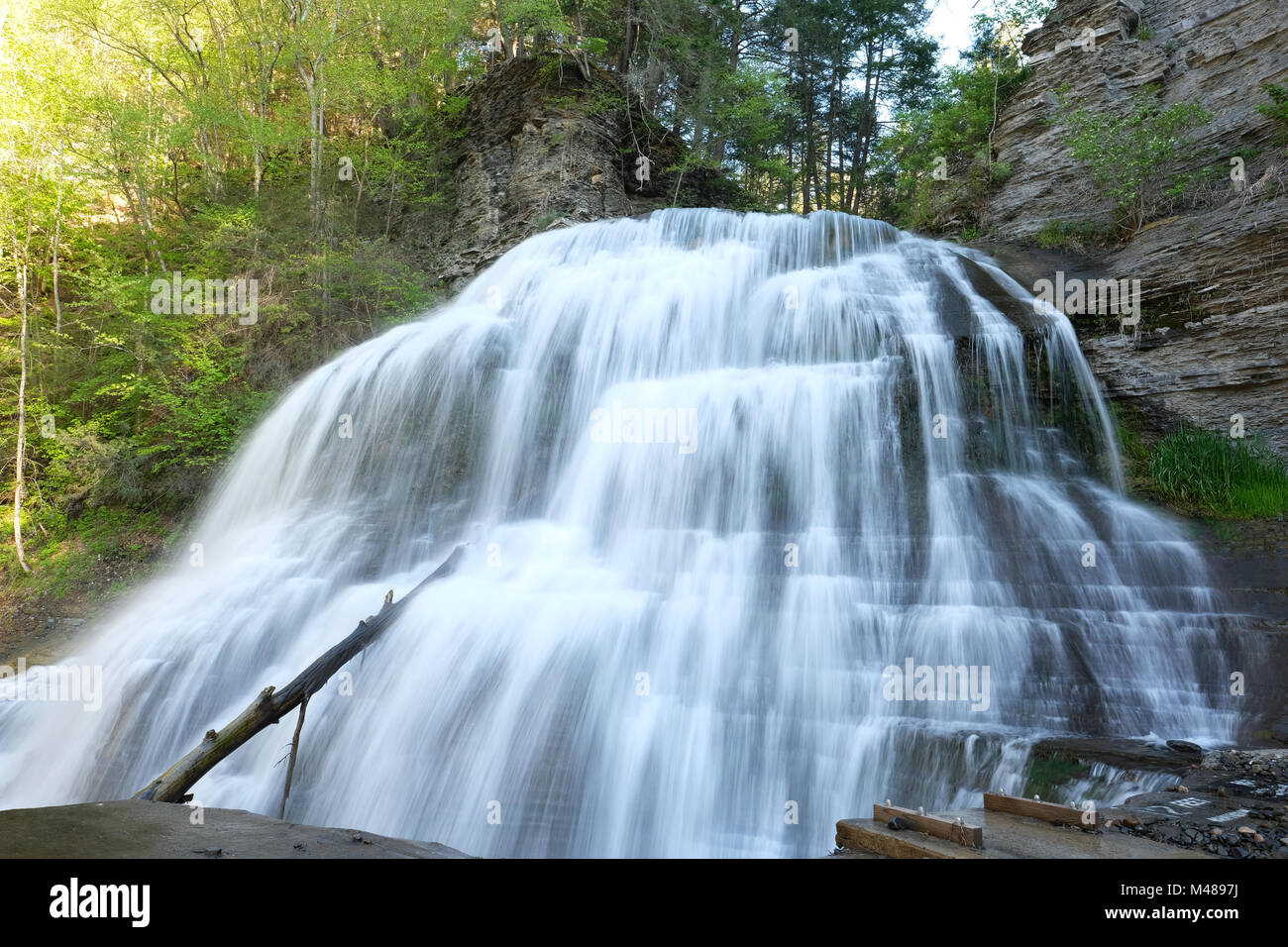 Waterfalls near Ithaca, New York Stock Photo Alamy