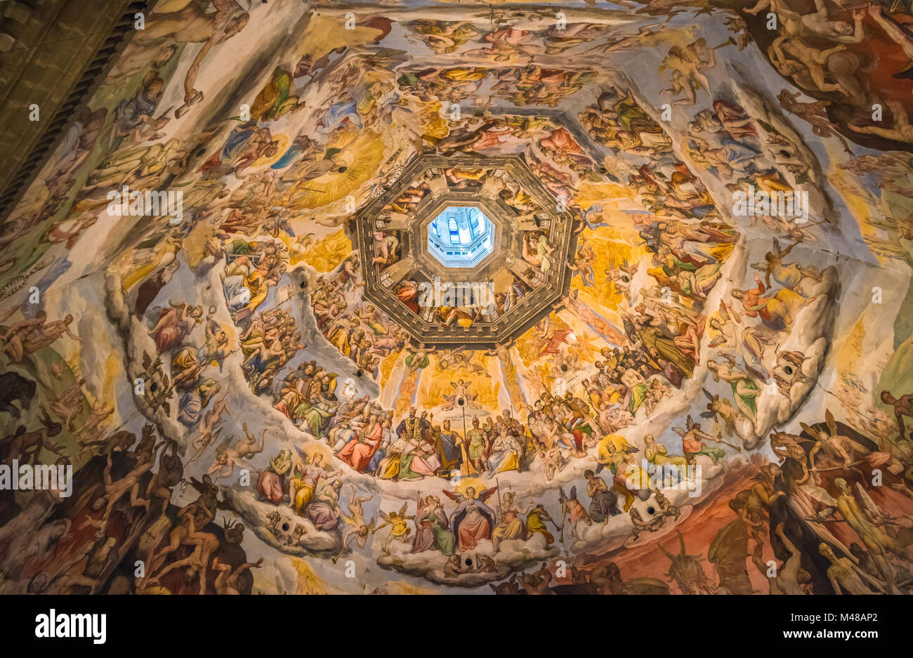 The Cupola of Duomo of Florence, Tuscany, Italy Stock Photo