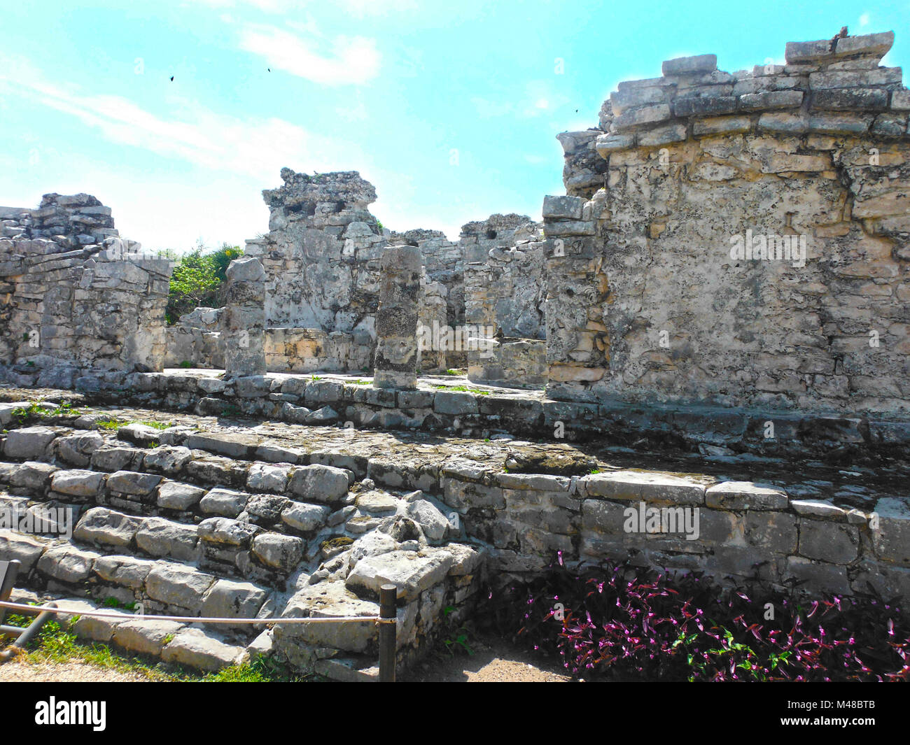 Mayan Ruins of Tulum. Tulum Archaeological Site. Mexico Riviera Maya ...